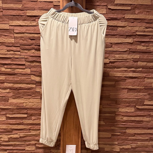 Zara Pants - BNWT Zara Green Soft Pants